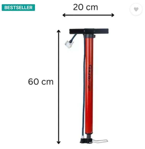 Multipurpose (for cars, balls, bikes, scooter etc) Cycle Bicycle Pump - Image 2