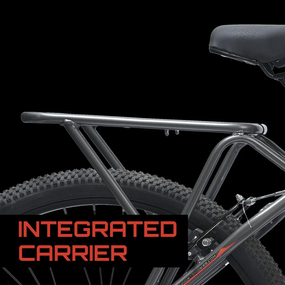 TUNGSTEN - Atom Single Speed | 26 inch Mountain Bike | Integrated Carrier | Rigid Fork | Ideal for 12+ Years | Unisex - Image 2