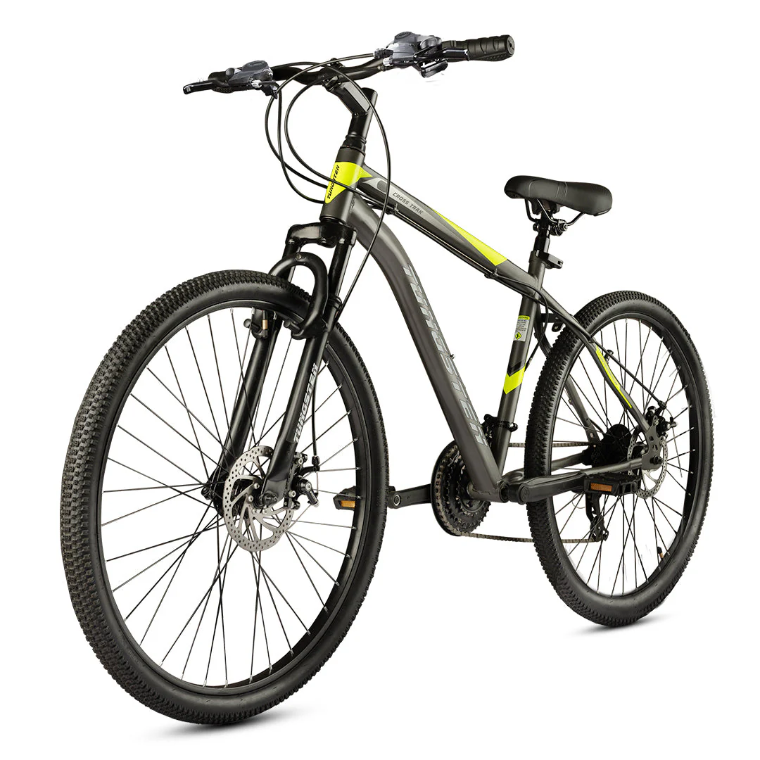 TUNGSTEN - Cross Trak 21 Speed | 26" inch Mountain Bike | Hi-Tensile Steel Frame | Dual Disc Brake | Front Suspension Fork | Unisex MTB - Image 4